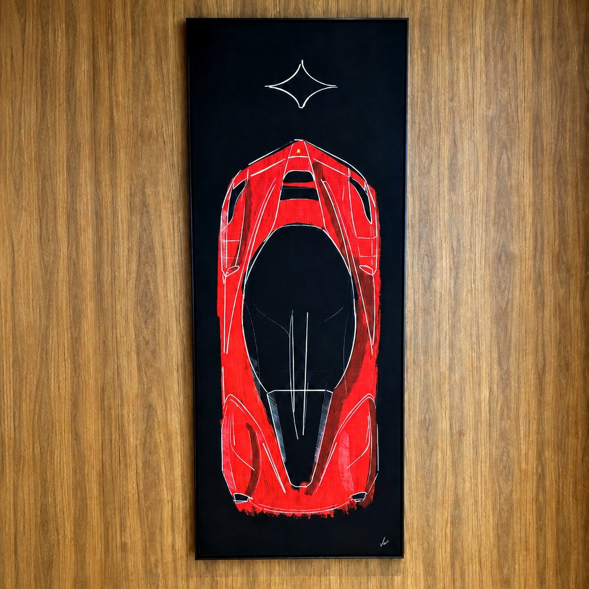 Ferrari LaFerrari — arte automotiva de Vinícius S. Carvalho